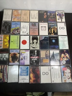 $4.99 • Buy 30 Vintage Cassette Tape, Some Demo’s & 2 New