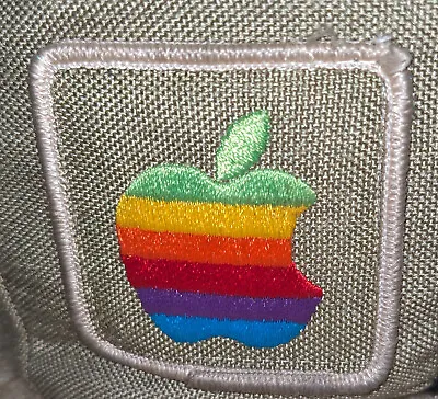 Vintage Rainbow Apple Macintosh Carry Case Bag/Travel Tote For Macintosh 512K • $164