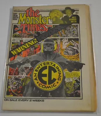 The Monster Times Vol 1 No 10 1972 Horror Tales From The Crypt - 051923JENON-2 • $31.54