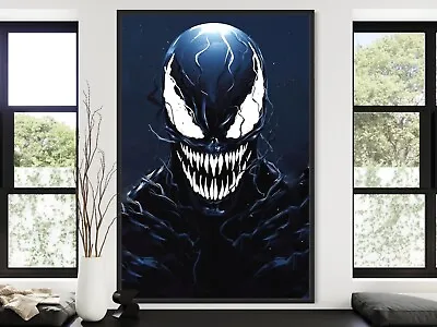 Venom Poster Canvas | Hypebeast Decor | Marvel Poster | DC Poster Comic • $65