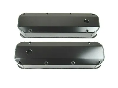 FORD 429 460 Fabricated Aluminum Valve Cover Set Black Anodized E41361BK • $124.99