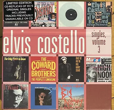 Elvis Costello - Singles Volume 3 ( Edsel 2003 11 Cd Box Set ) • $40