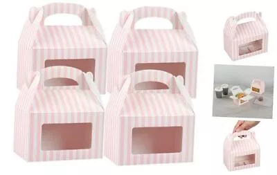 Bio Tek 6 X 3.5 X 6.5 Inch Gable Boxes For Party Favors 25 Durable Gift Treat  • $22.95