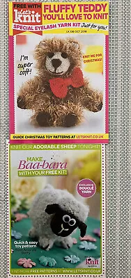Teddy Bear And Lamb Toy Knitting Pattern • £1.10