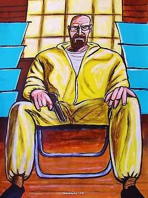 BREAKING BAD PRINT Poster Walter White T.v. Series Brian Cranston Heisenberg Gun • $109.99