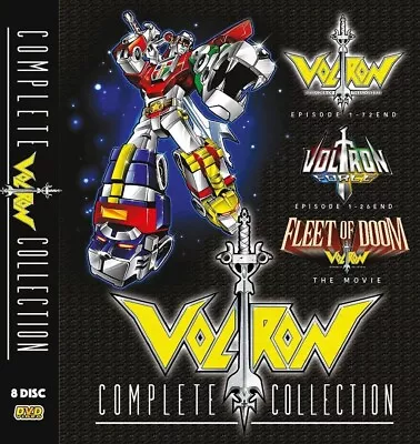 DVD Voltron Complete Collection Episode 1-98 End + Movie English Dubbed & Subbed • $32.99