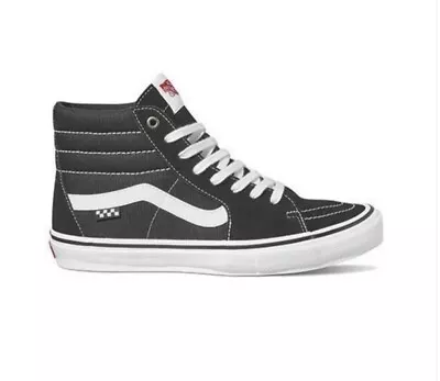 Vans - Skate Sk8 Hi Shoes Black/White - Size US 11 • $149.99