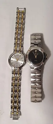 Two Men's Wrist Watches Vintage New Batteries Minicci And Unbranded Running • $12