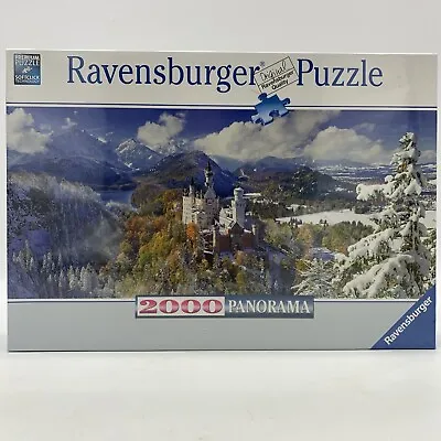 Ravensburger Panorama Neuschwanstein Castle Germany 2000 Piece Jigsaw Puzzle NEW • $16.95
