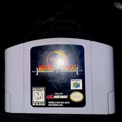 Mortal Kombat 4 (Nintendo 64 1998) Authentic Tested N64 Game Cartridge • $27.99