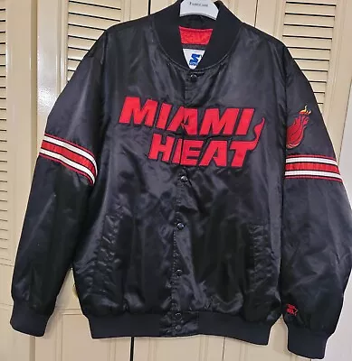 Miami Heat Throwback Starter Jacket Size 2XL Nice • $99.99