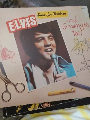 Elvis - Elvis Sings For Children And Grownups Too! (LP Comp Ind) (RCA Victor) • $5