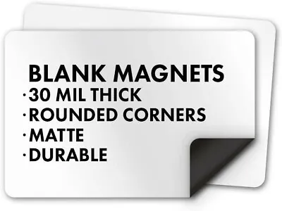 Blank Heavy-duty Magnetic Decals Weather-resistant Strong Adhesion For Vehicles • $19.95