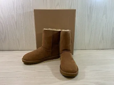Ugg Classic Short II Boots Women's Size 10 Chestnut NEW • $100