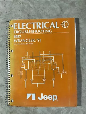 1987 Jeep Wrangler YJ Electrical Troubleshooting/Repair Manual • £121.64