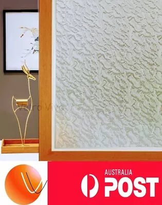 90 CM X 1 M - Watermarks Reapply/Reusable Static Frosted Window Glass Film  • $18.59