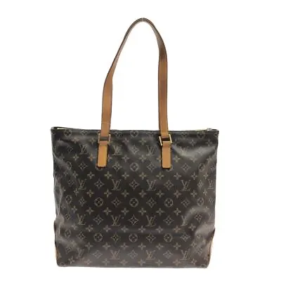 Auth LOUIS VUITTON Cabas Mezzo M51151 Brown Monogram AR0054 Shoulder Bag • $382