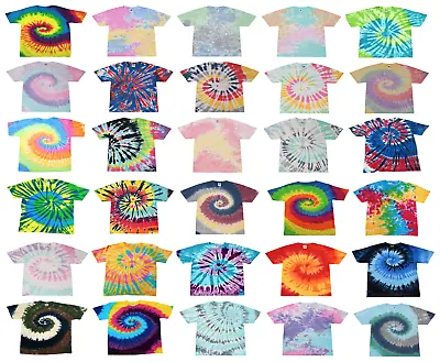 PEACHES - Short Sleeve Reactive Dyed Tee Brand New Custom Tie Dye T-shirts  • $14.95