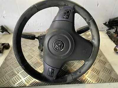 Vauxhall Corsa D Steering Wheel + Controls Stalks Squib Ignition & Key 2006-2014 • £44.99