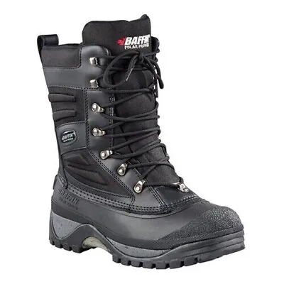 Baffin  Black Crossfire Snowmobile Boots Men Size 9 4300-0160-001-09 • $129.99