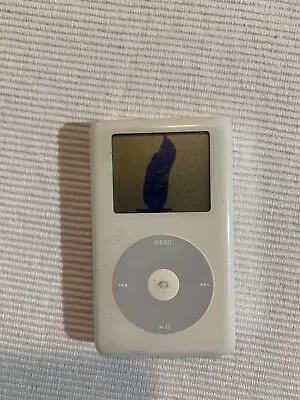 £30 • Buy Apple IPod A1059 20 GB - 4th Generation - White  ( Not Working ) Parts Only