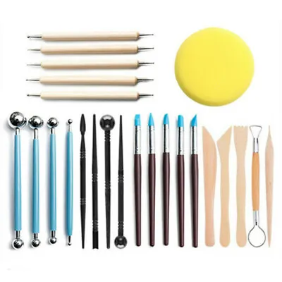 £10.77 • Buy 24pcs Polymer Modeling Clay Sculpting Tools Set For Sculpture Pottery