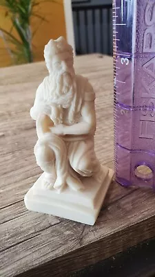 Vintage Horned Moses Michelangelo Sculpture Statue Figure Italy • $10