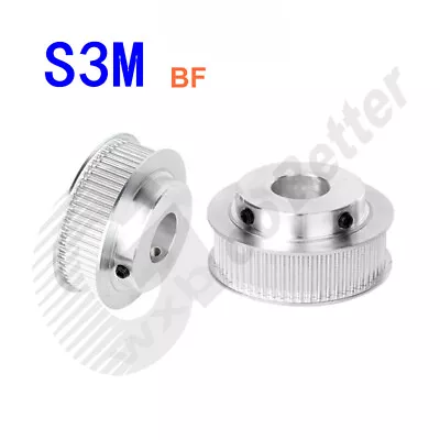 S3M 10mm Timing Belt Smooth Tooth Drive Pulley 30T 32T~48T Bore=4mm~25mm W Step • $5.59