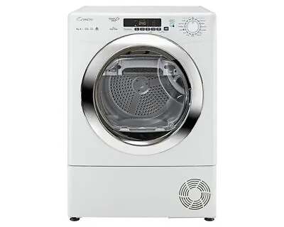 Candy GVSH9A2DCE 9KG Heat Pump White Tumble Dryer With Chrome Door • £389.99