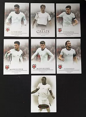 7 X FUTERA UNIQUE 2021 England Bundle Sterling Numbered Base Kane Neville Mount • £16.99