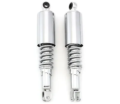 Chrome Motorcycle Rear Shocks Eye / Clevis 321mm 12 5/8  Honda CB350/450/500/550 • $78.95