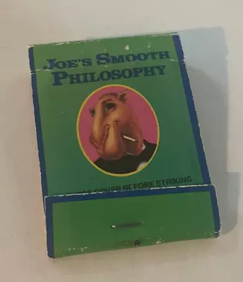 Vintage Matchbook New Full Joe Camel Joe's Smooth Philosophy • $2