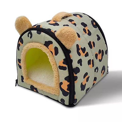 Stable Hideout Animals House Warm Nest Pet Bed With Removable Pad Cozy • $95.79