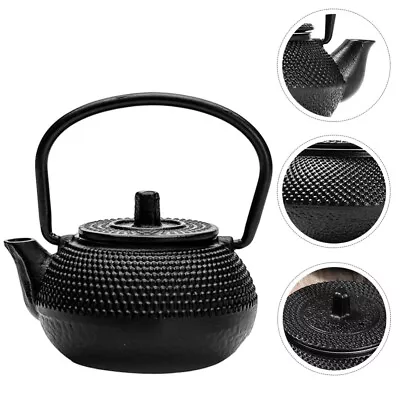  Iron Cast Teapot Office Kettle With Infuser Japanese Tetsubin • £14.68