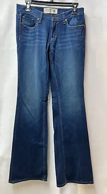 PINK VICTORIA SECRET Blue Denim FLARE Jeans Women's Sz 6R FAST SHIP! • $14.89