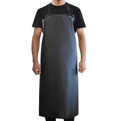 Waterproof Rubber Apron For Dishwashing Cleaning Fishing Butcher Oil Resistant • $13.42