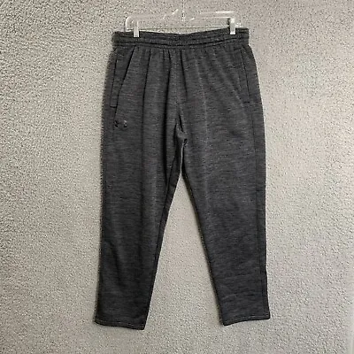 Under Armour Cold Gear Sweatpants Jogger Training Mens L Gray Active Athletic • $17.99