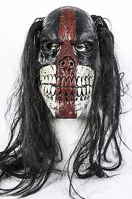 Evil Killer Voodoo Clown Halloween Latex Mask Costume Fancy Dress Zombie Skull • $41.07