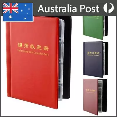 120 Pockets Collection Penny Caps Coins Album Book Household Display Articles • $10.09