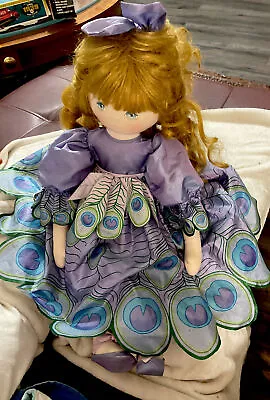 Mundia  Paris Cloth Doll  25” Tall.  Good Condition Used Doll • $34