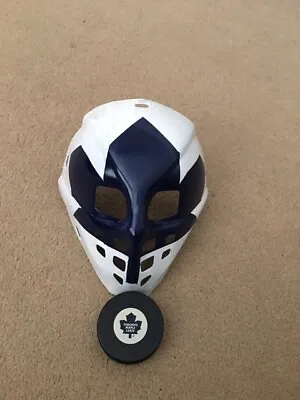 Nhl Toronto Maple Leafs Goalie Mask Replica Custom Paint Road Hockey Man Cave • $28.32