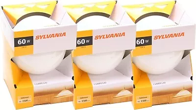 Sylvania 60W  Decorative Globe Light Bulb White G40 Vanity Fan • $24.97