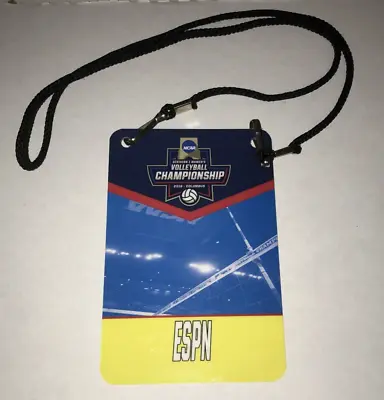 2016 Division 1 Volleyball National Championship ESPN Media Pass Ticket Stub OH • $37.49