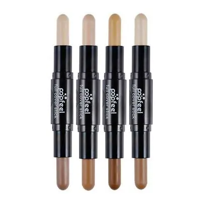 $4.39 • Buy Women Cosmetic Professional Nature Face Double-heads Makeup Concealer+