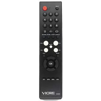 Viore RC3008V Factory Original TV Remote LE24VF20 LE24VF25D LC46VF60 LC32IH62 • $15.99