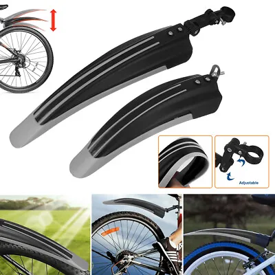 $6.59 • Buy Mountain Bike Bicycle Cycling Tire Front/Rear Mud Guards Mudguard Fenders Set