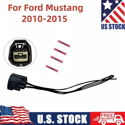 For 2010- 15 Ford Mustang Engine Cooling Fan Motor Connector Pigtail Kit 4 Leads • $14.50