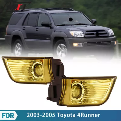 For 03-05 Toyota 4Runner Fog Lights Factory Yellow Lens Bumper Lamps Left+Right • $44.99