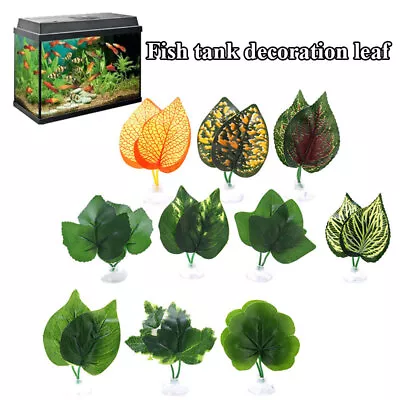 Aquarium Supplies Leaf Betta Bed Fish Resting Leaf Hammock Fish Tank Decoration • $1.30