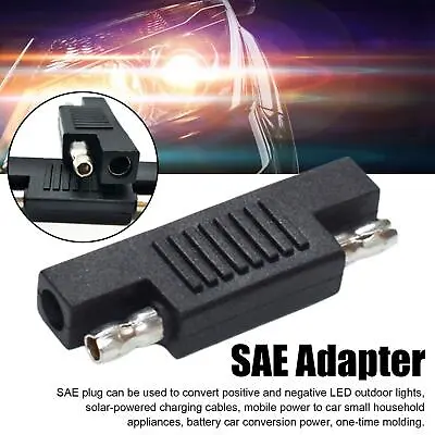 SAE Adapter Male To Male Cable Connector Solar Battery Plug Conversion N5O7 • $3.31